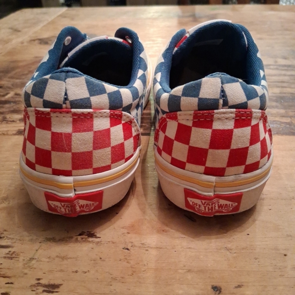 Vans Kids Multicolor Checkerboard Sneakers - Picture 2 of 4
